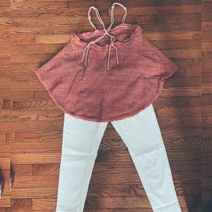 FREE PEOPLE ☼ Crochet Tank Top